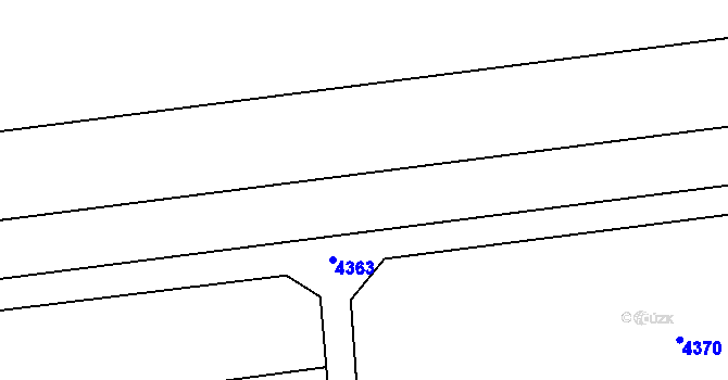 Parcela st. 2176/6 v KÚ Přibice, Katastrální mapa