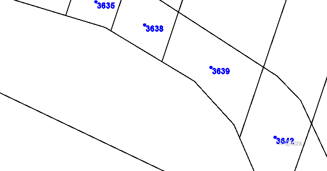 Parcela st. 2212/16 v KÚ Přibice, Katastrální mapa