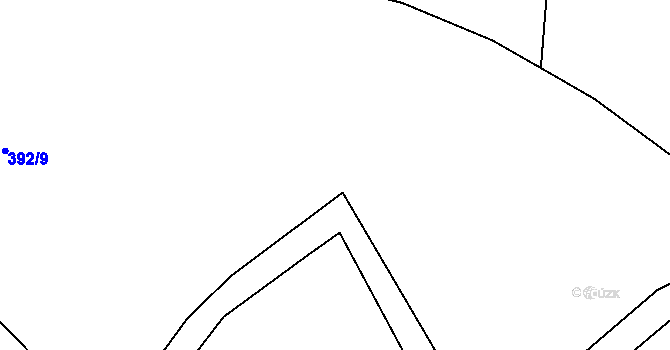 Parcela st. 500/3 v KÚ Přílepy u Holešova, Katastrální mapa