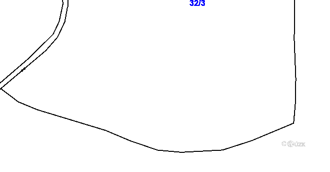 Parcela st. 32/2 v KÚ Kolešov u Žlutic, Katastrální mapa