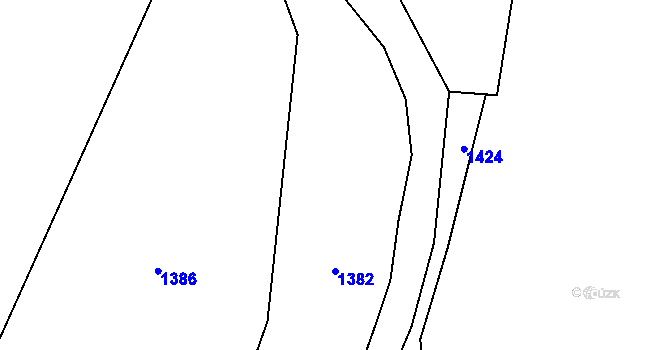 Parcela st. 267/2 v KÚ Račice nad Trotinou, Katastrální mapa