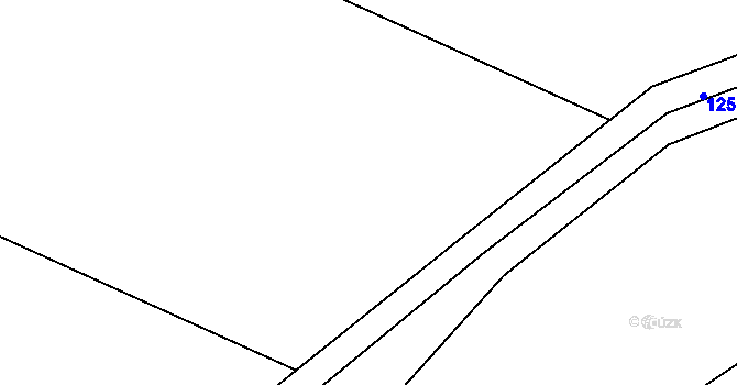 Parcela st. 650 v KÚ Račice nad Trotinou, Katastrální mapa