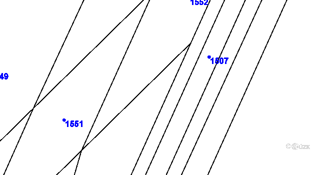 Parcela st. 761/18 v KÚ Račice nad Trotinou, Katastrální mapa
