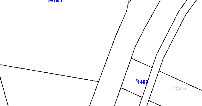 Parcela st. 319/9 v KÚ Račice nad Trotinou, Katastrální mapa