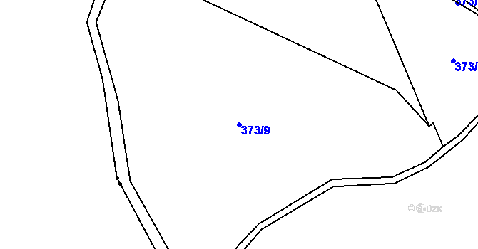 Parcela st. 373/9 v KÚ Libotyně, Katastrální mapa