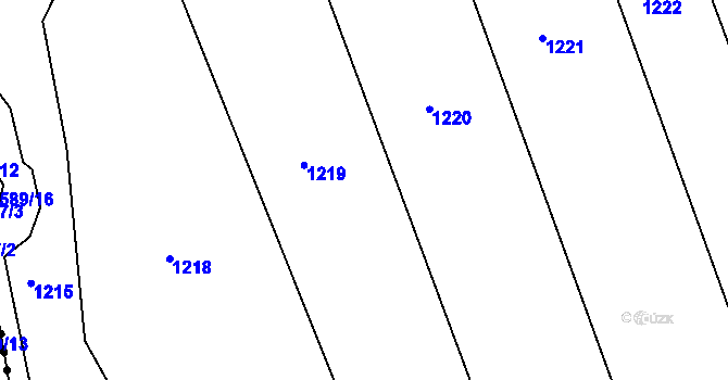 Parcela st. 867/24 v KÚ Radostín u Sychrova, Katastrální mapa