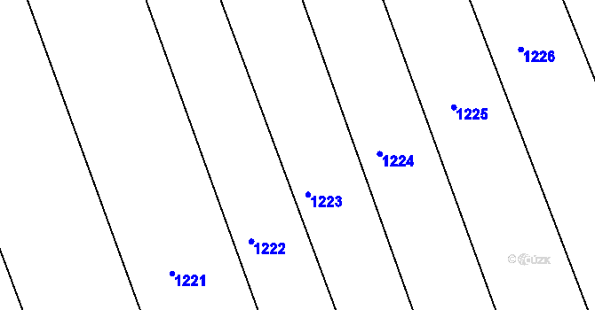 Parcela st. 867/28 v KÚ Radostín u Sychrova, Katastrální mapa