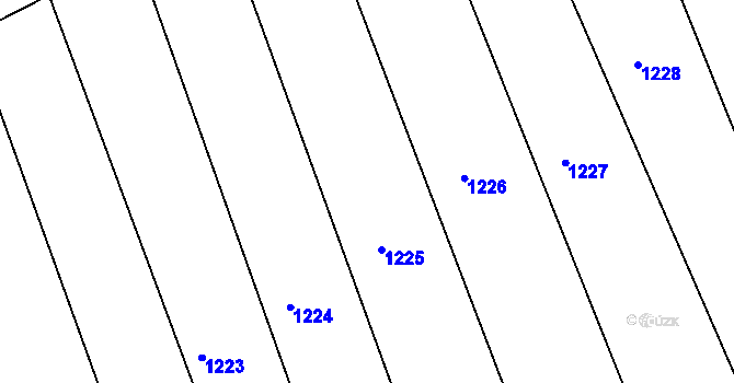 Parcela st. 867/30 v KÚ Radostín u Sychrova, Katastrální mapa