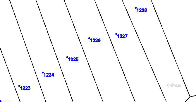 Parcela st. 867/31 v KÚ Radostín u Sychrova, Katastrální mapa