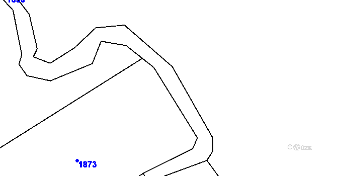 Parcela st. 943/1 v KÚ Radostín u Sychrova, Katastrální mapa