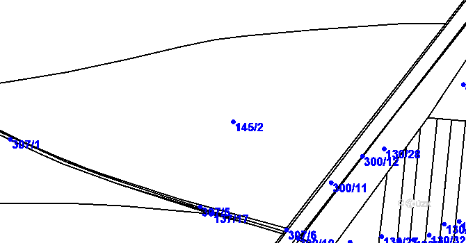 Parcela st. 145/2 v KÚ Zibohlavy, Katastrální mapa