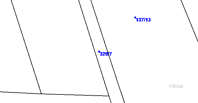 Parcela st. 329/7 v KÚ Zibohlavy, Katastrální mapa