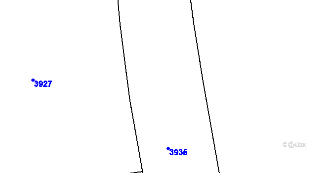 Parcela st. 2038/14 v KÚ Ráječko, Katastrální mapa