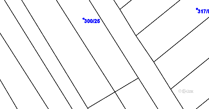 Parcela st. 300/12 v KÚ Rakvice, Katastrální mapa