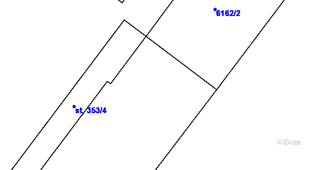 Parcela st. 3205/8 v KÚ Rakvice, Katastrální mapa