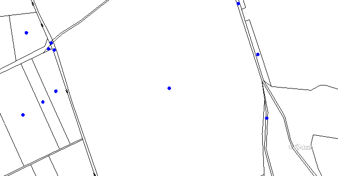 Parcela st. 48/1 v KÚ Hrádek u Loun, Katastrální mapa