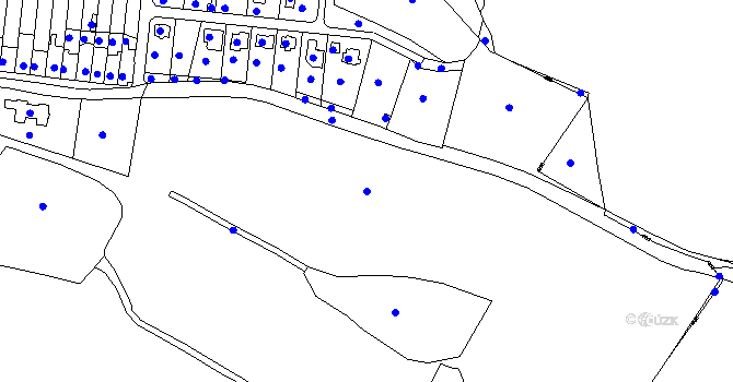 Parcela st. 621/1 v KÚ Rantířov, Katastrální mapa