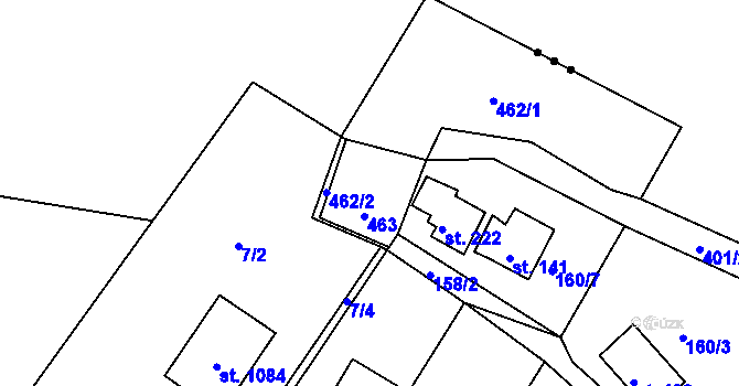 Parcela st. 6/5 v KÚ Raškovice, Katastrální mapa