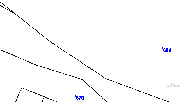 Parcela st. 690/6 v KÚ Rataje u Vlašimi, Katastrální mapa