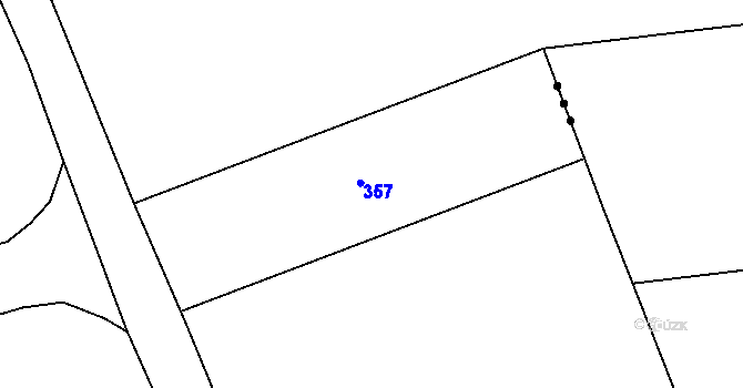 Parcela st. 60/21 v KÚ Zhůří u Rejštejna, Katastrální mapa