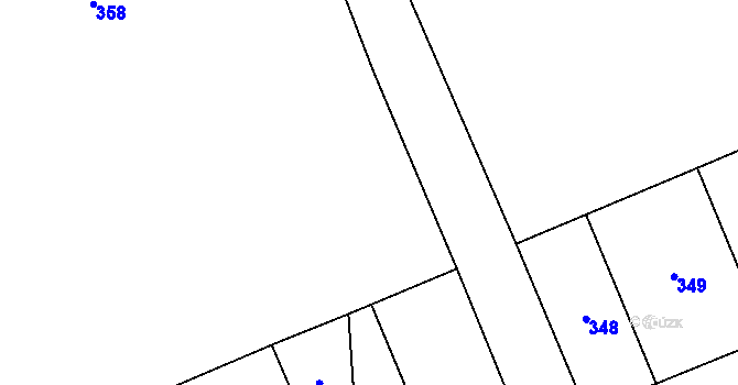 Parcela st. 60/34 v KÚ Zhůří u Rejštejna, Katastrální mapa
