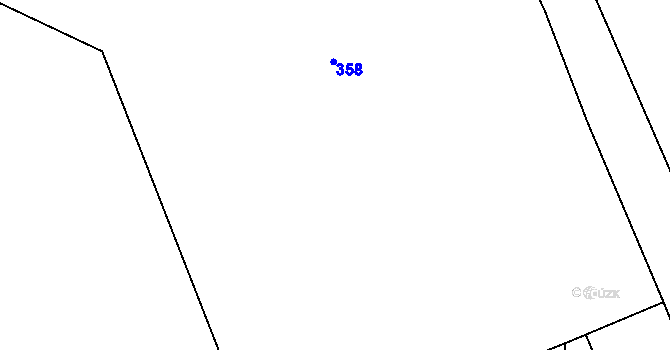 Parcela st. 280 v KÚ Zhůří u Rejštejna, Katastrální mapa