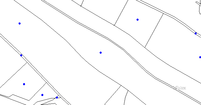 Parcela st. 375/1 v KÚ Rodvínov, Katastrální mapa
