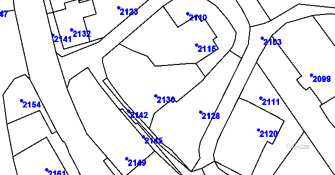Parcela st. 46 v KÚ Rohle, Katastrální mapa