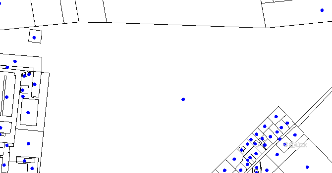 Parcela st. 552/33 v KÚ Rohov, Katastrální mapa