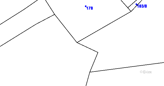 Parcela st. 220/24 v KÚ Rochlov, Katastrální mapa