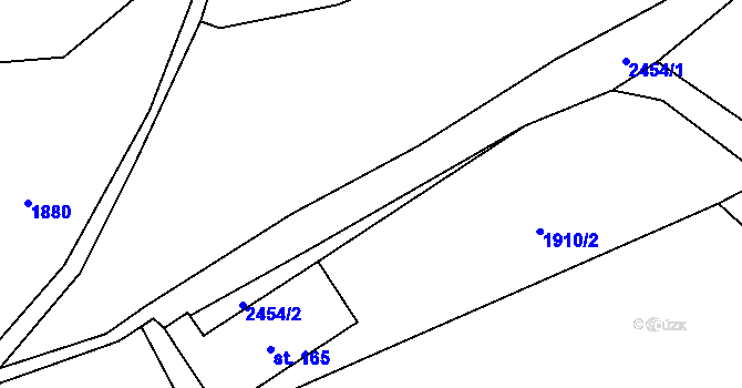 Parcela st. 2519 v KÚ Janské Údolí, Katastrální mapa