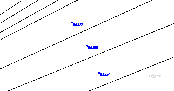 Parcela st. 944/8 v KÚ Horní Rokytnice nad Jizerou, Katastrální mapa