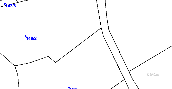 Parcela st. 149 v KÚ Dolní Rokytnice v Orlických horách, Katastrální mapa