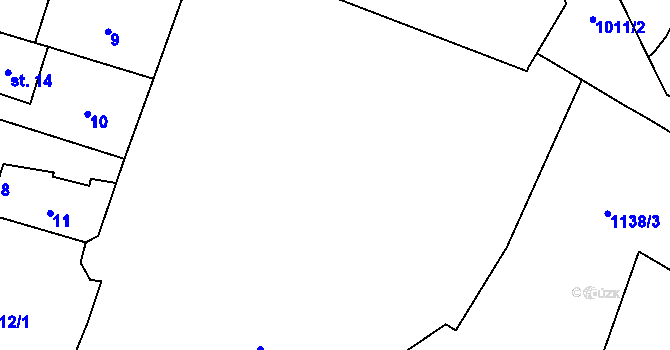 Parcela st. 5/2 v KÚ Rokytnice v Orlických horách, Katastrální mapa