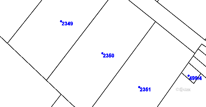 Parcela st. 460/12 v KÚ Ropice, Katastrální mapa