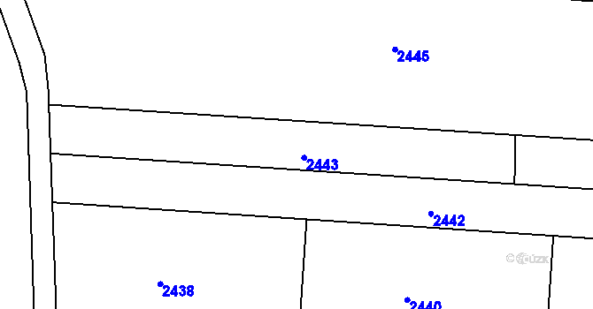 Parcela st. 707/29 v KÚ Ropice, Katastrální mapa