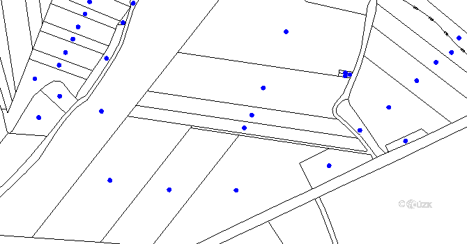 Parcela st. 807/2 v KÚ Roučkovice, Katastrální mapa