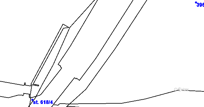 Parcela st. 396/6 v KÚ Roudná nad Lužnicí, Katastrální mapa