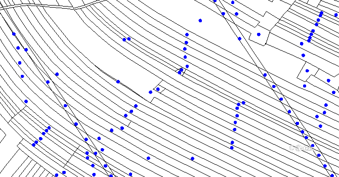 Parcela st. 589 v KÚ Rozseč u Třešti, Katastrální mapa