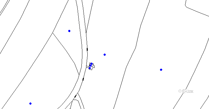 Parcela st. 25/1 v KÚ Janův Důl, Katastrální mapa