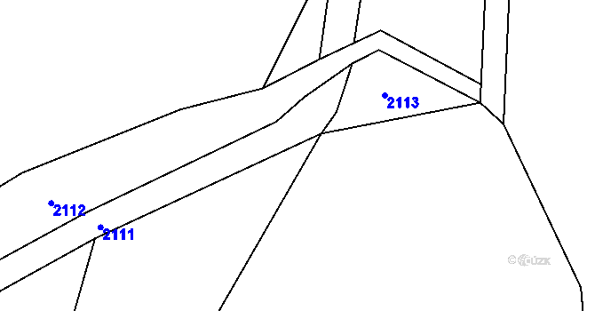 Parcela st. 278/11 v KÚ Rožmitál na Šumavě, Katastrální mapa