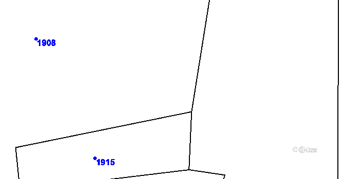 Parcela st. 229 v KÚ Rožmitál na Šumavě, Katastrální mapa
