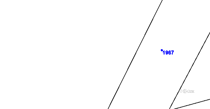 Parcela st. 692/6 v KÚ Rožmitál na Šumavě, Katastrální mapa