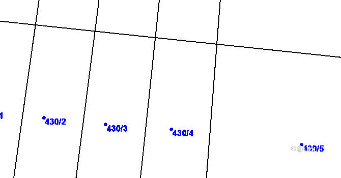 Parcela st. 436/7 v KÚ Rožnov, Katastrální mapa