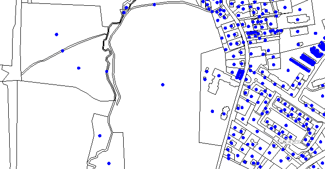 Parcela st. 3539 v KÚ Rumburk, Katastrální mapa