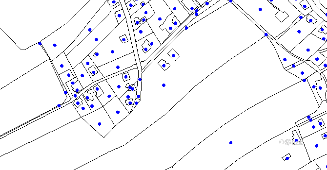 Parcela st. 1386/14 v KÚ Horní Jindřichov, Katastrální mapa