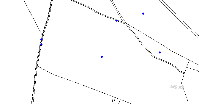 Parcela st. 629/1 v KÚ Ruprechtice u Broumova, Katastrální mapa