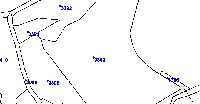 Parcela st. 367/1 v KÚ Rybná nad Zdobnicí, Katastrální mapa