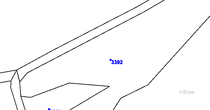 Parcela st. 369 v KÚ Rybná nad Zdobnicí, Katastrální mapa