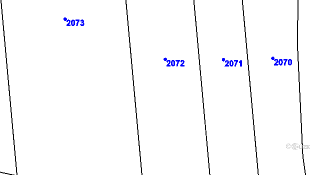 Parcela st. 247/21 v KÚ Rybnice u Kaznějova, Katastrální mapa